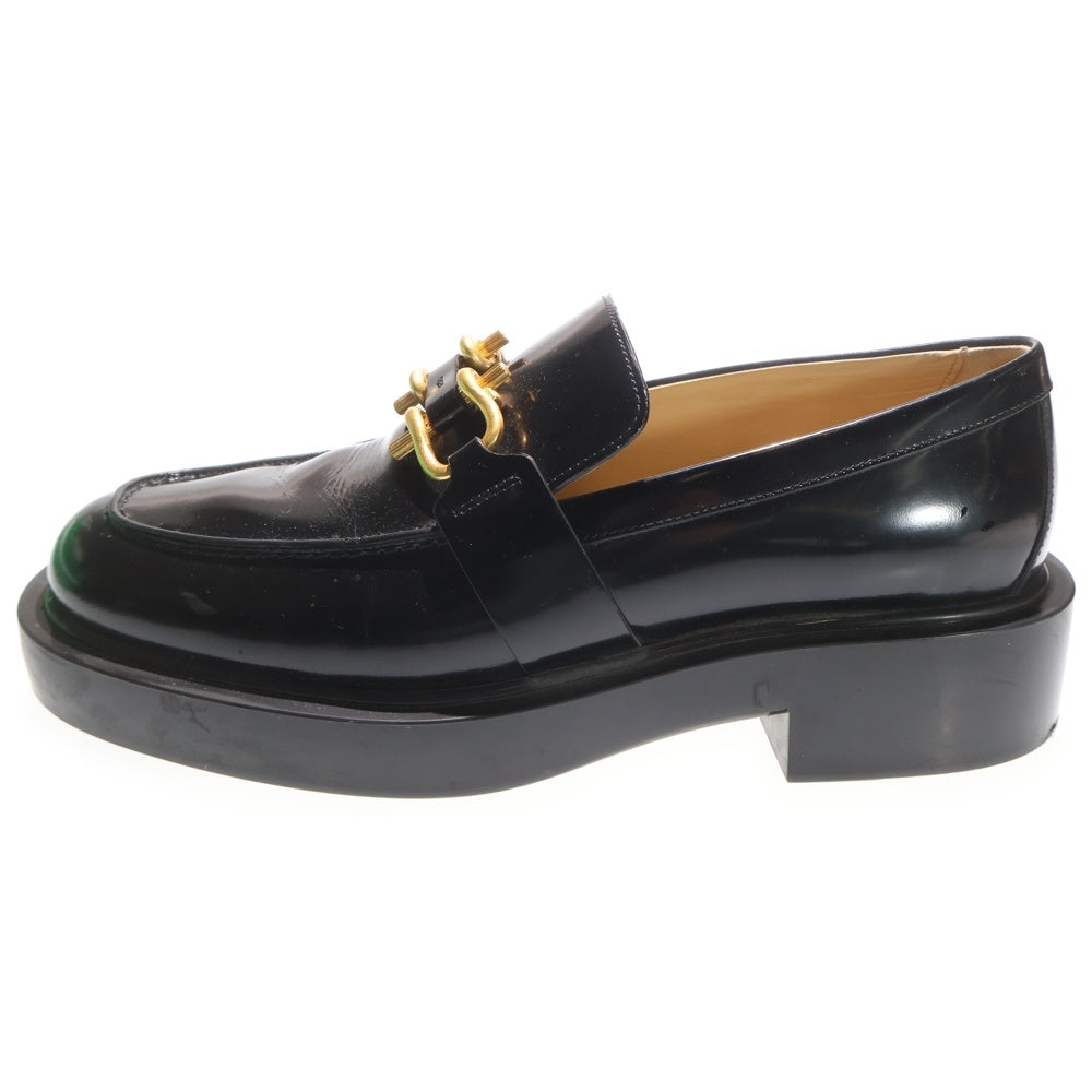 BOTTEGA VENETA(ボッテガヴェネタ) ムッシュレザー カーフスキン チャンキーローファー ブラック 729880 V28R0