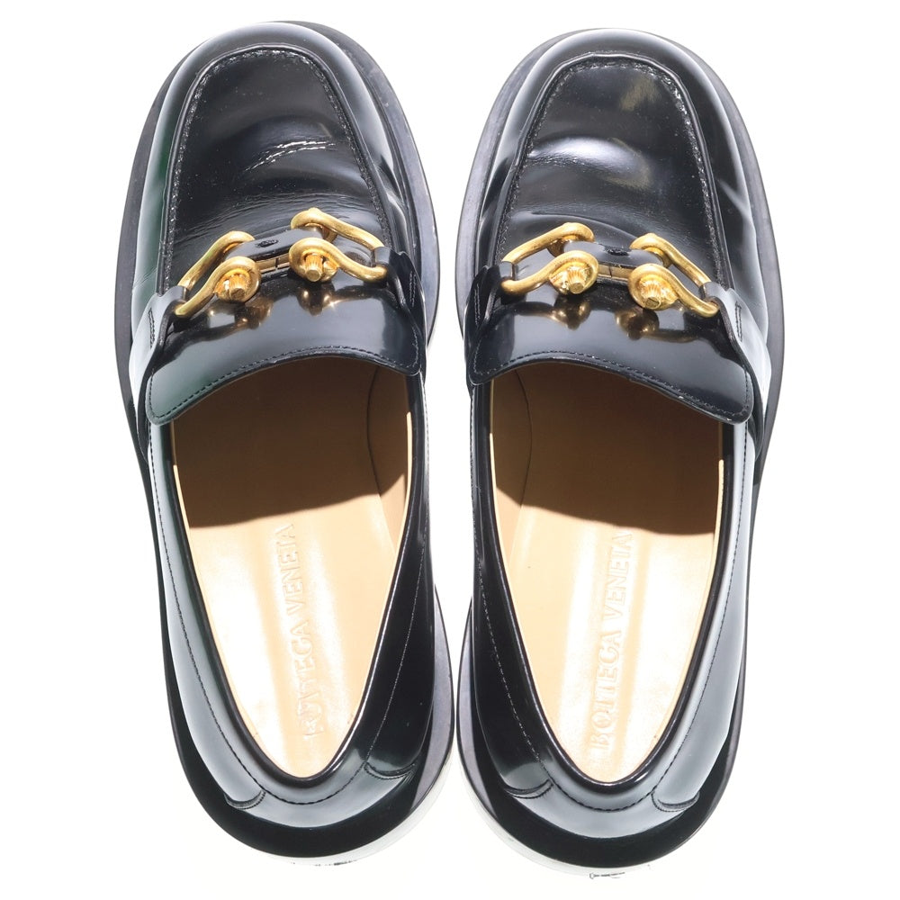 BOTTEGA VENETA(ボッテガヴェネタ) ムッシュレザー カーフスキン チャンキーローファー ブラック 729880 V28R0