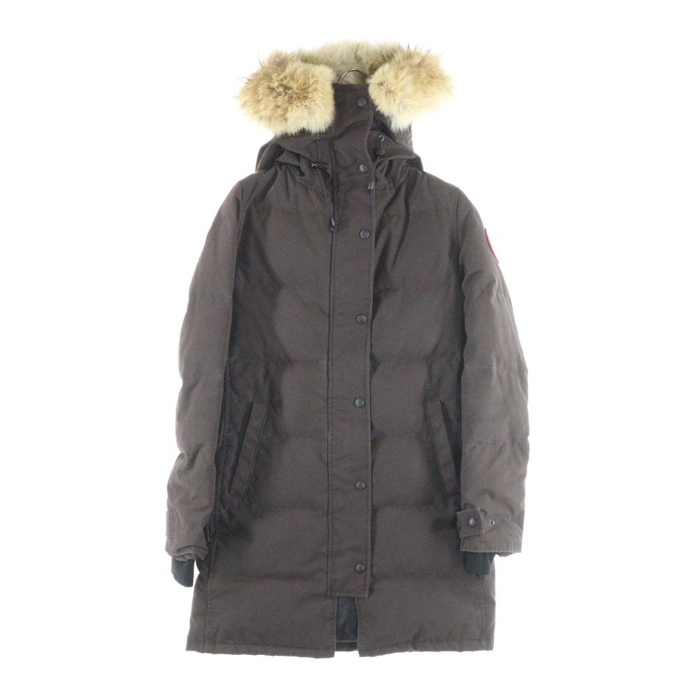 CANADA GOOSE(カナダグース) MACKENZIE PARKA マッケンジーパーカー ファーフーデッドジャケットダウンコート レディース ブラウン 2302JL