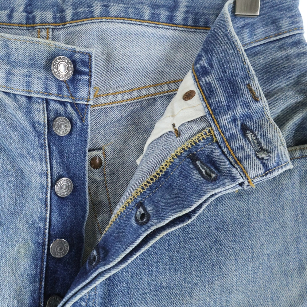Levi's(リーバイス) 90S 501XX復刻 501-0003 ボタン裏555 BIG E プリント ボタンフライ デニムパンツ インディゴ