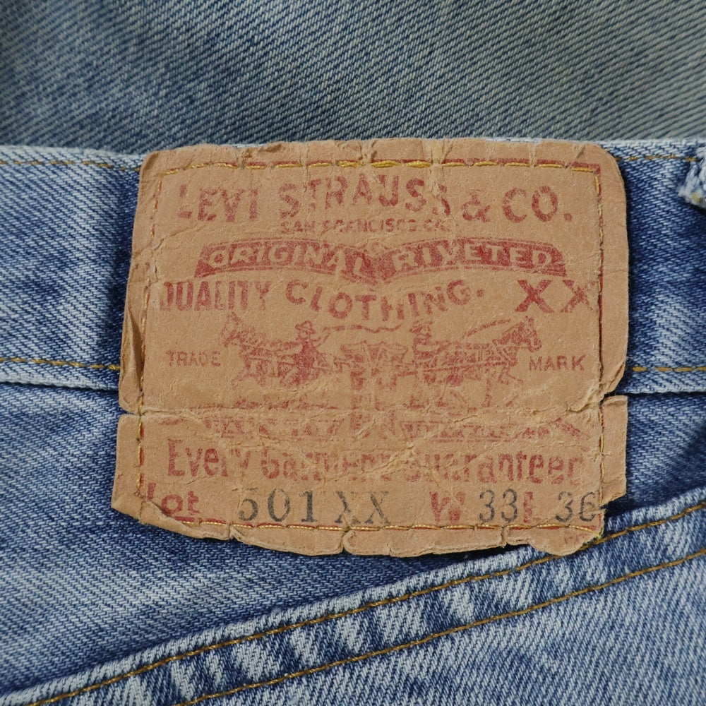 Levi's(リーバイス) 90S 501XX復刻 501-0003 ボタン裏555 BIG E プリント ボタンフライ デニムパンツ インディゴ