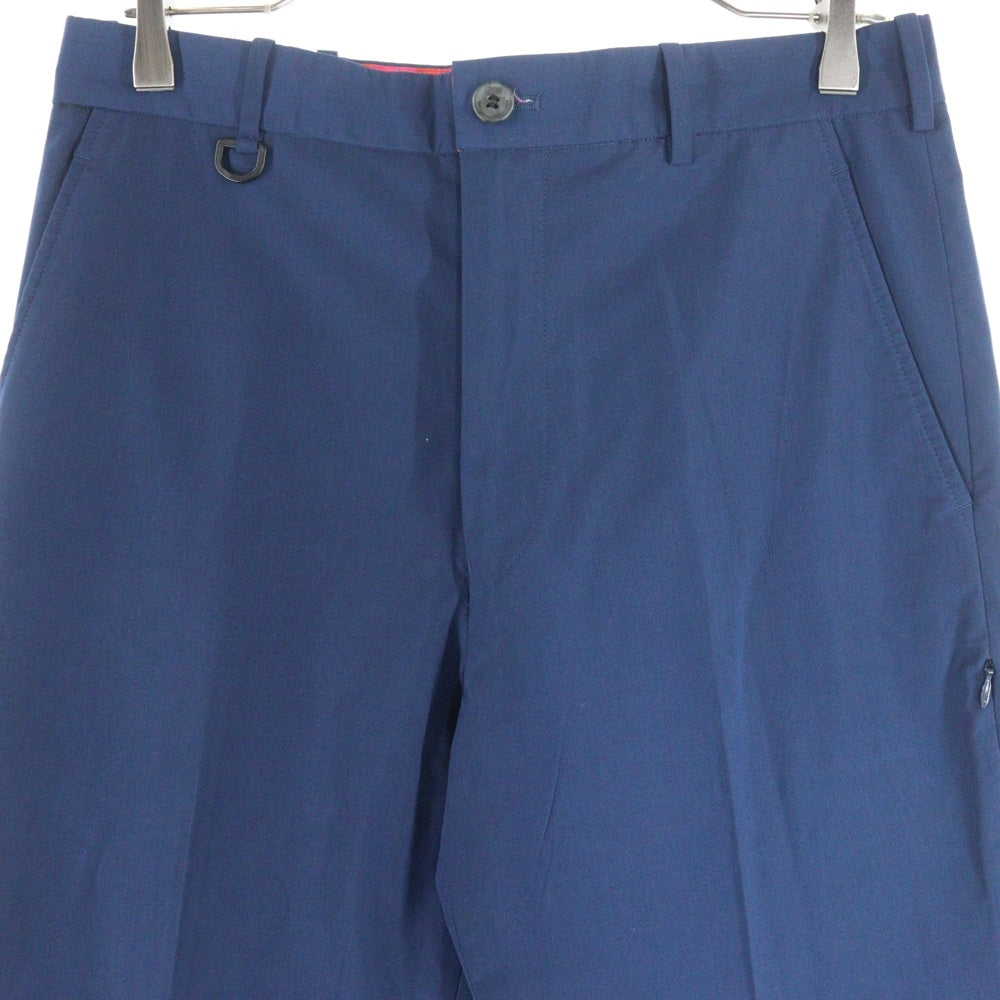 SOPH.(ソフネット) SUPER 100'S WOOL SHIRRING SLIM FIT SLACKS センタープレス スラックス ネイビー SOPH-1017