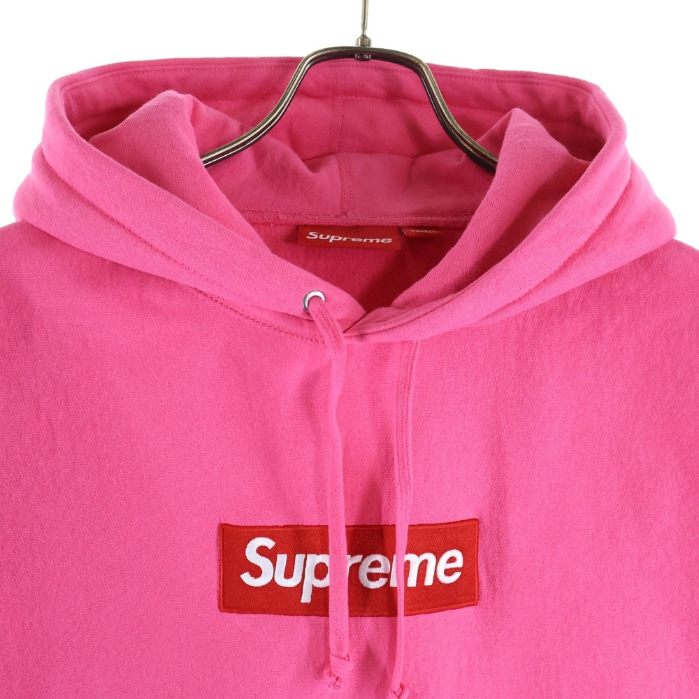 SUPREME(シュプリーム) 25AW Box Logo Hooded Sweatshirt ボックスロゴ フーデッドスウェットシャツ プルオーバーパーカー ピンク