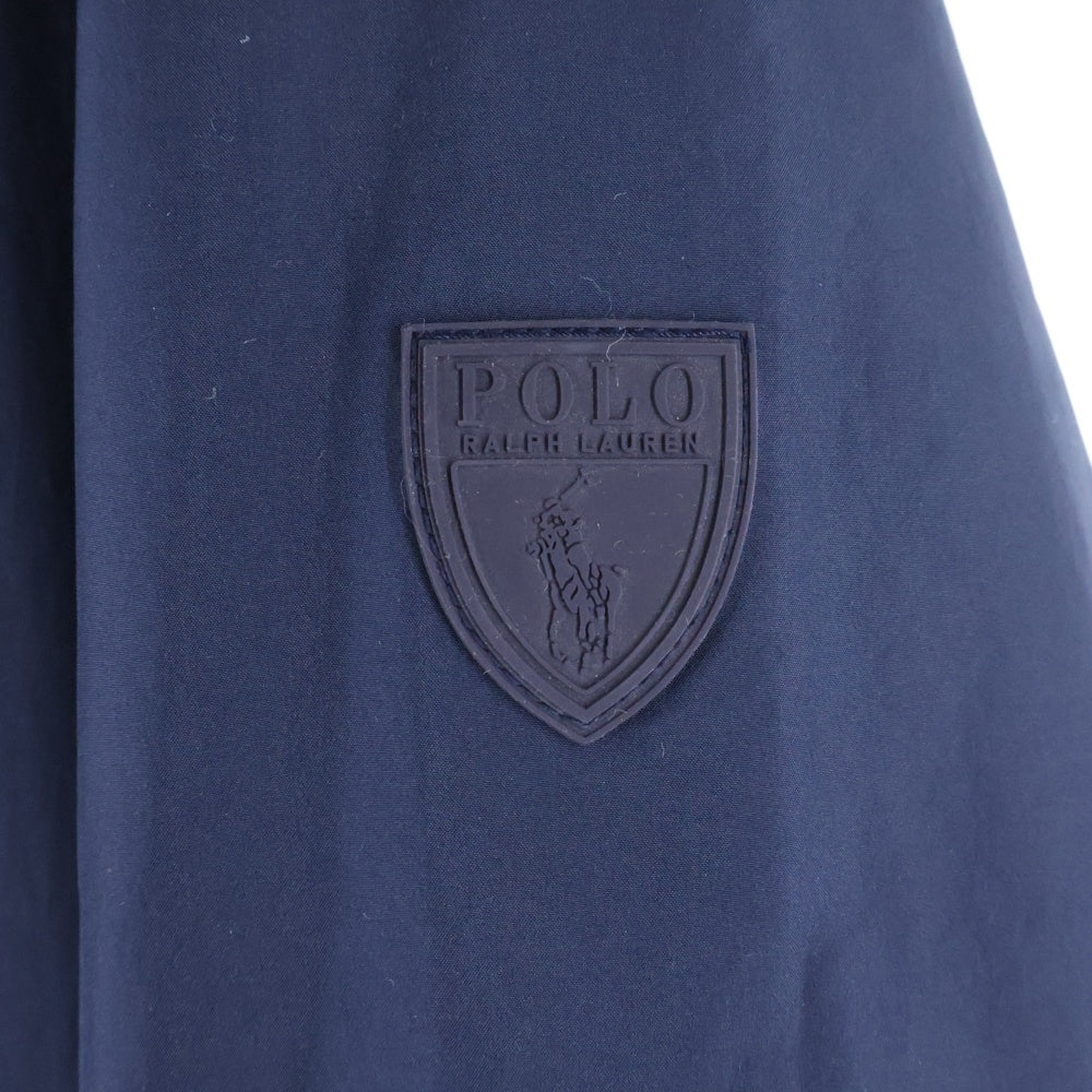 POLO RALPH LAUREN(ポロラルフローレン) ナイロン ステンカラー トレンチコート ネイビー