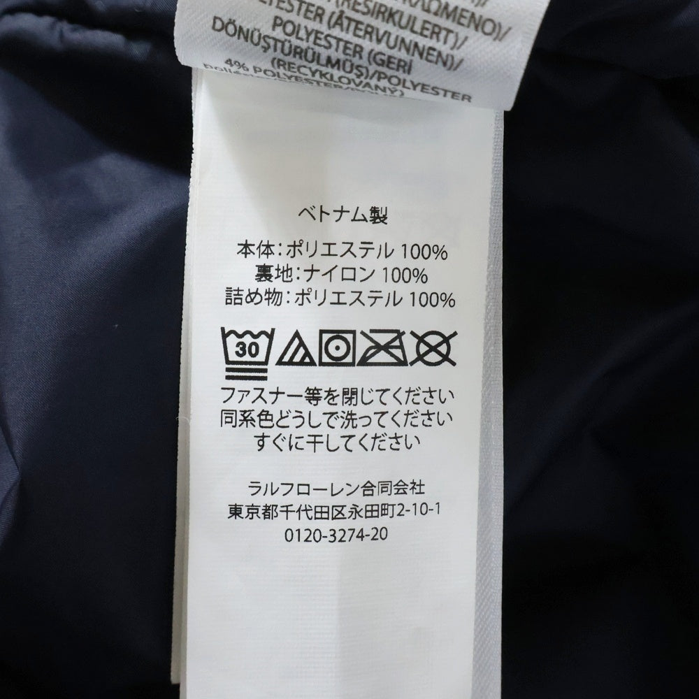 POLO RALPH LAUREN(ポロラルフローレン) ナイロン ステンカラー トレンチコート ネイビー