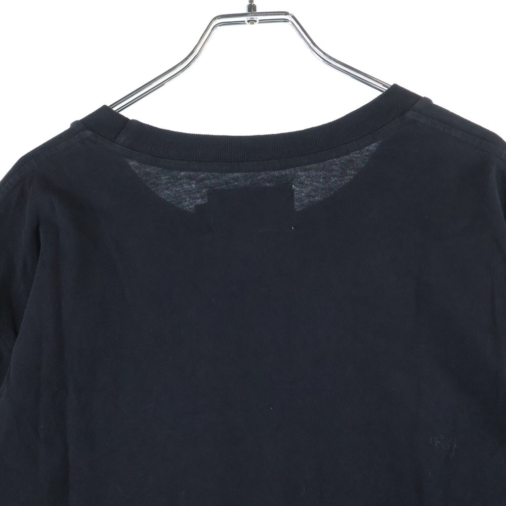 DENIM TEARS(デニムティアーズ) ADG S/S TEE フロントロゴ 半袖Tシャツ カットソー ブラック