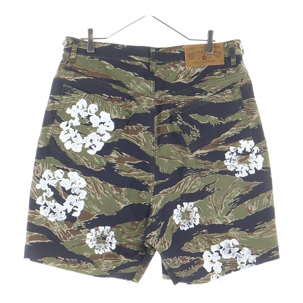 DENIM TEARS(デニムティアーズ) Tiger Camo Camo Cw Short カモフラージュ 迷彩 ハーフパンツ ショーツ カーキ