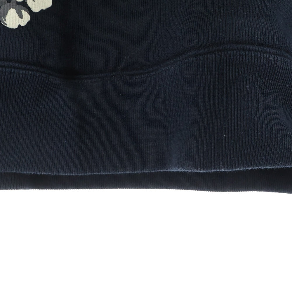 DENIM TEARS(デニムティアーズ) ×CPFM COTTON WREATH PULL OVER HOODIE コットン フラワープルオーバーパーカー ブラック