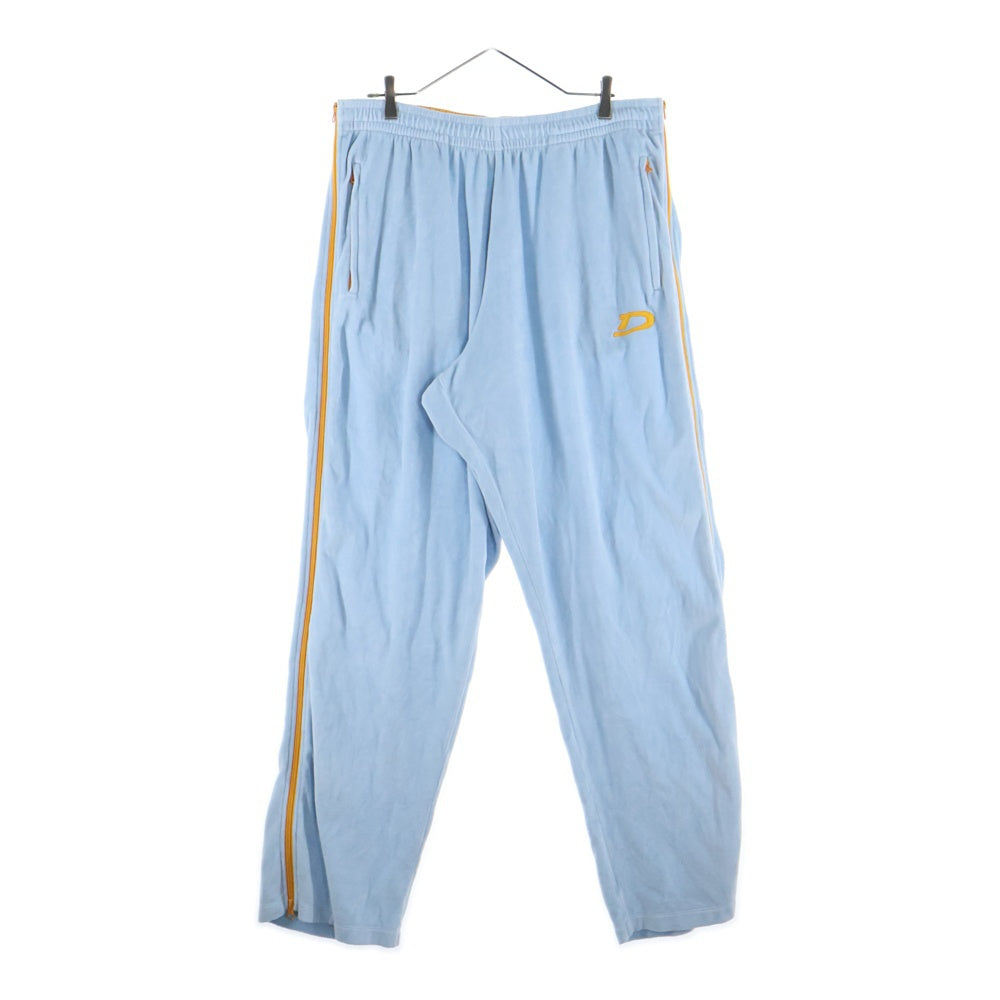DENIM TEARS(デニムティアーズ) Velour Warmup Track Pants ベロア トラック パンツ ブルー