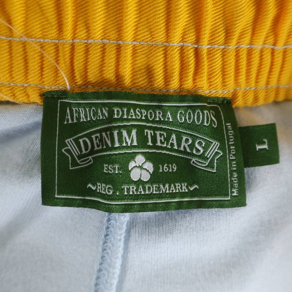 DENIM TEARS(デニムティアーズ) Velour Warmup Track Pants ベロア トラック パンツ ブルー