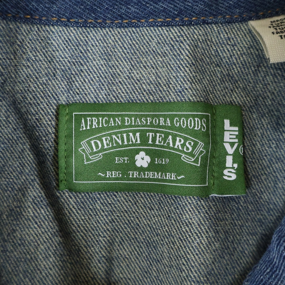 DENIM TEARS(デニムティアーズ) ×Levis COTTON DENIM TRACK JACKET コットン デニム トラックジャケット インディゴ