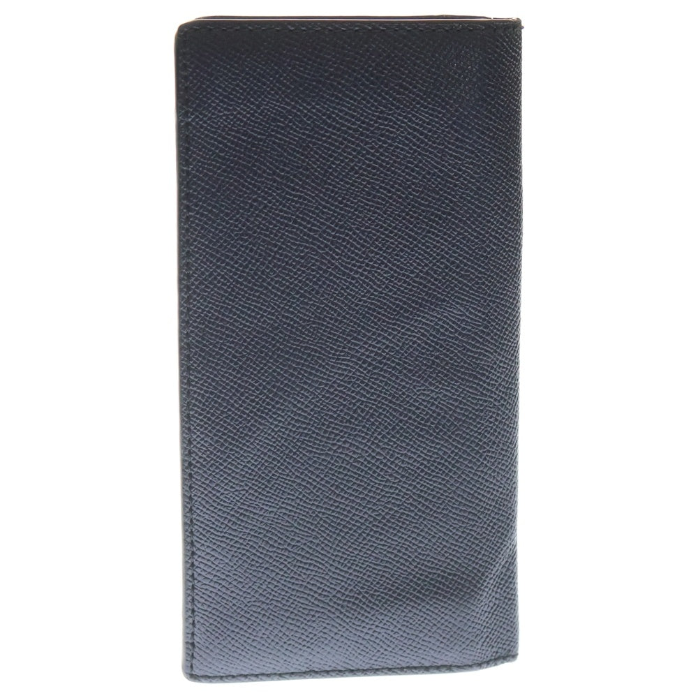 COACH(コーチ) カーフ 二つ折り財布 長財布 ネイビー F59109