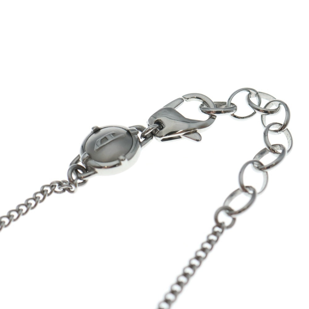 DIESEL(ディーゼル) DOG TAG NECKLACE ドッグタグ ロゴプレート ネックレス シルバー DX111600DJW