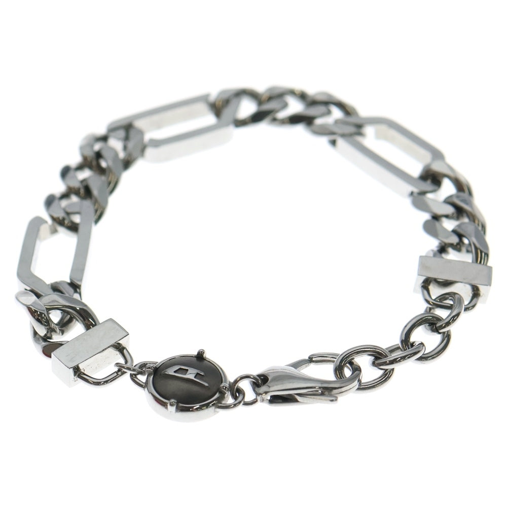 DIESEL(ディーゼル) D LOGO CHAIN BRACELET Dロゴ チェーン ブレスレット シルバー DX135100DJW