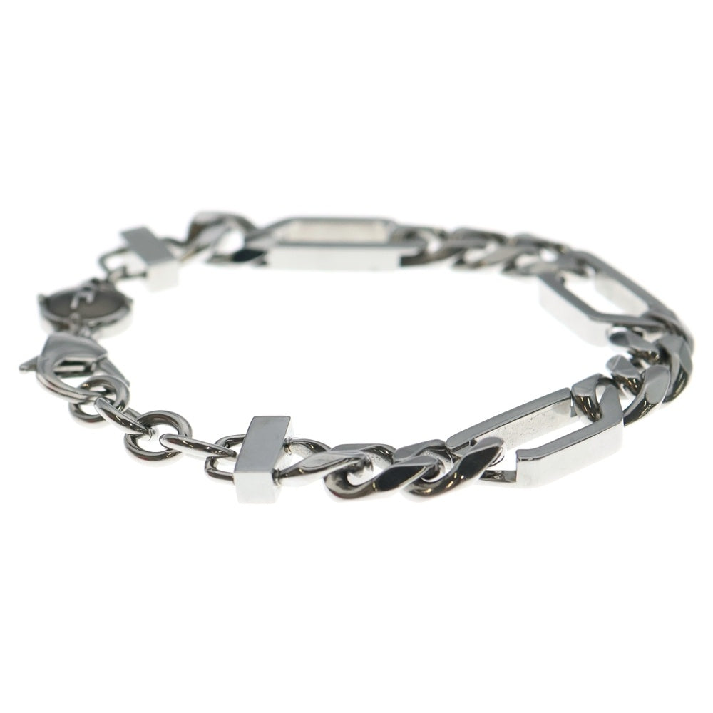 DIESEL(ディーゼル) D LOGO CHAIN BRACELET Dロゴ チェーン ブレスレット シルバー DX135100DJW