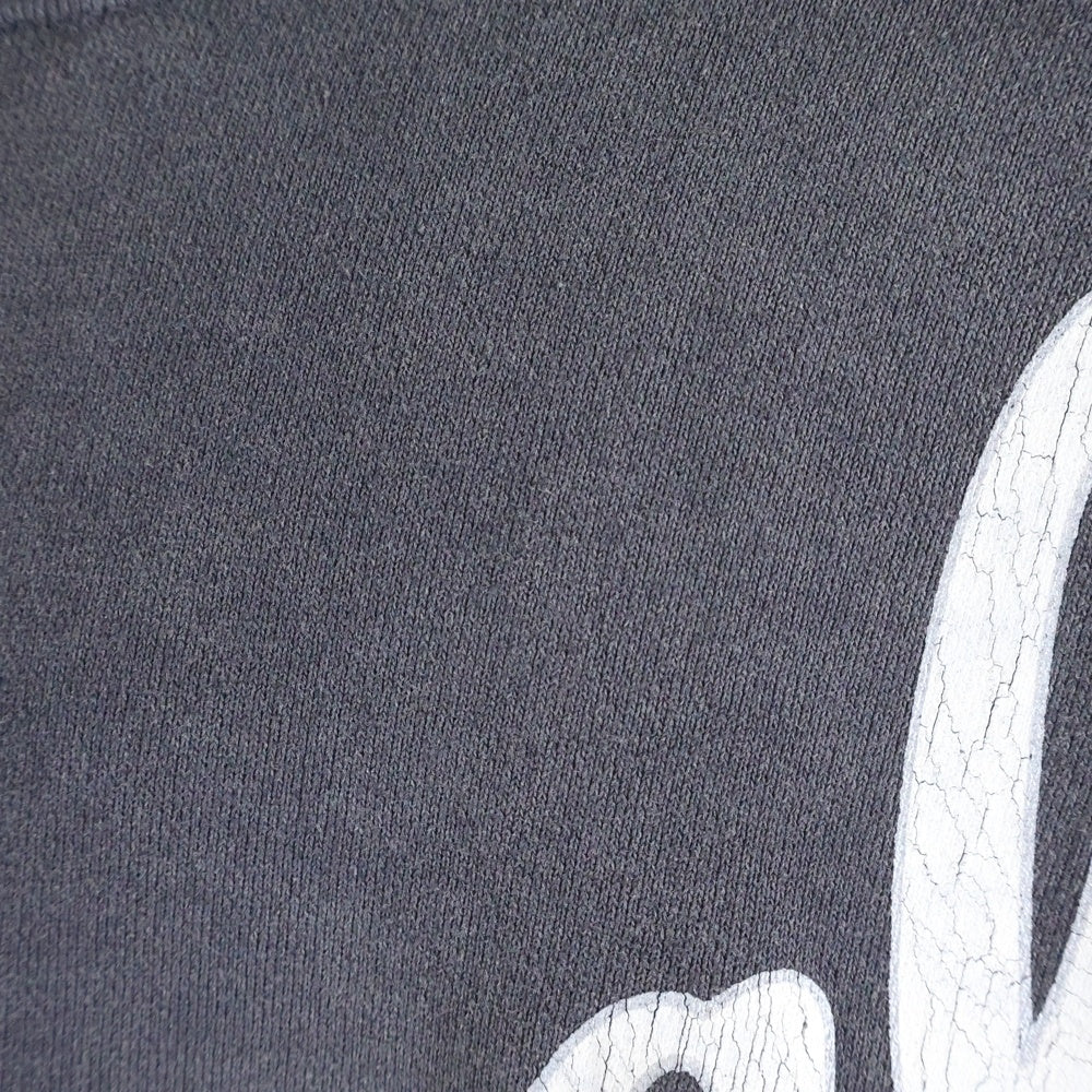 SAINT MICHAEL(セントマイケル) 25SS ×FEAR OF GOD SNT OF GOD FG_HOODIE フィアオブゴッド VINTAGE加工 両面プリント スウェット プルオーバーパーカー グレー SM-HR8-0000-C03
