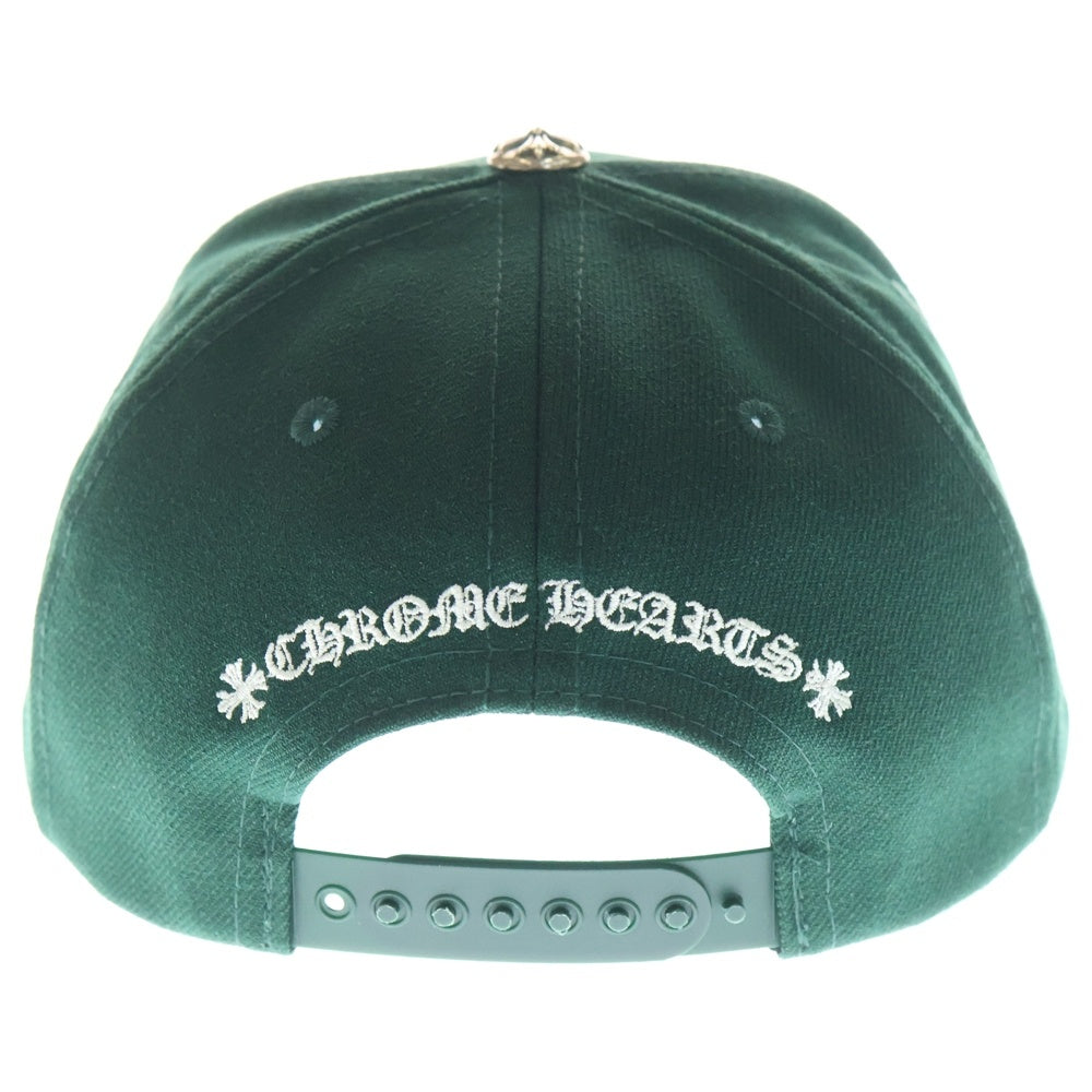 CHROME HEARTS(クロムハーツ) CH HAT CH刺繍 ベースボールキャップ 帽子 グリーン