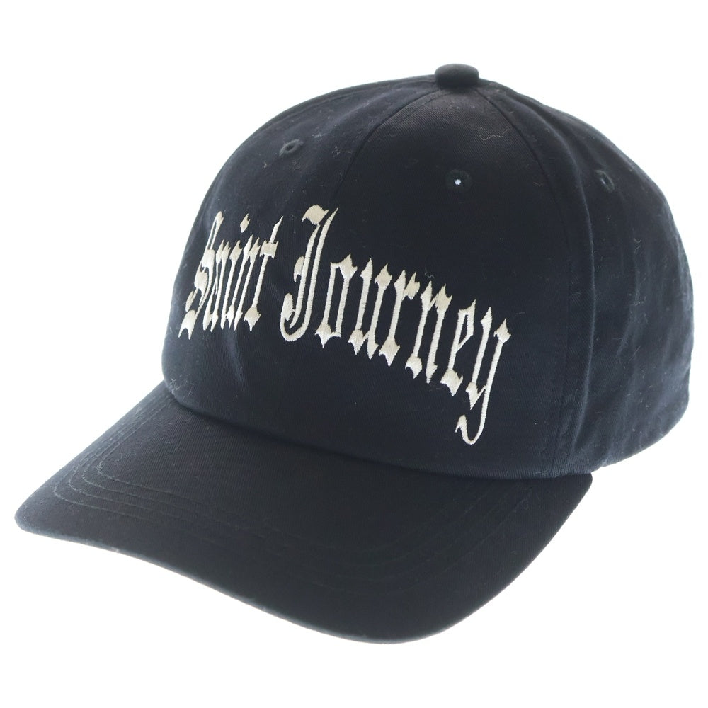 SAINT MICHAEL(セントマイケル) 24AW SAINT JOURNEY CAP SM-YS1-0000-076 ロゴ刺繍帽子 キャップ ブラック