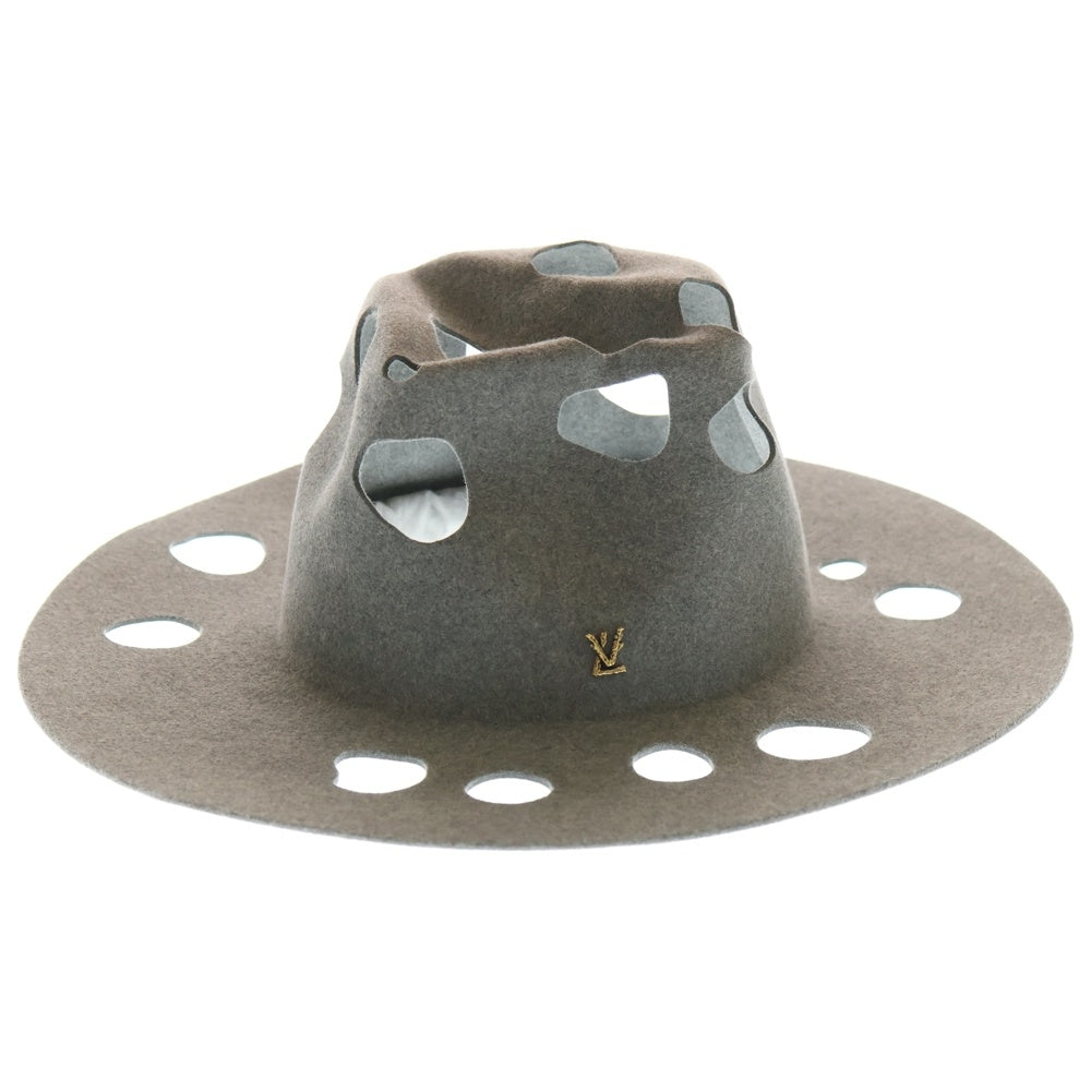 LOUIS VUITTON(ルイヴィトン) 19AW シャポーチーズ グレー ロングブリムハット MP2476 AP0139