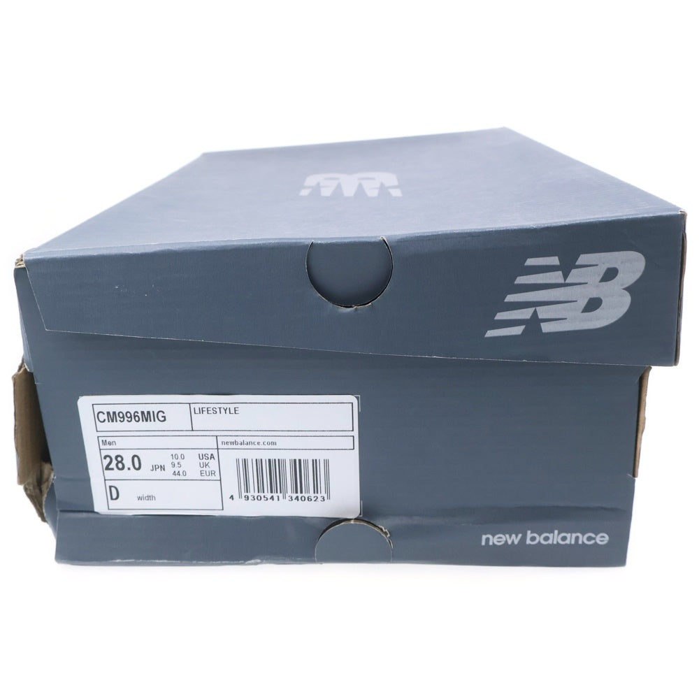 New Balance(ニューバランス) CM996MIG × mita sneakers 996 Tokyo Crossing ミタスニーカーズ 996 東京クロージング ローカットスニーカー ホワイト/ブラウン US10/28cm