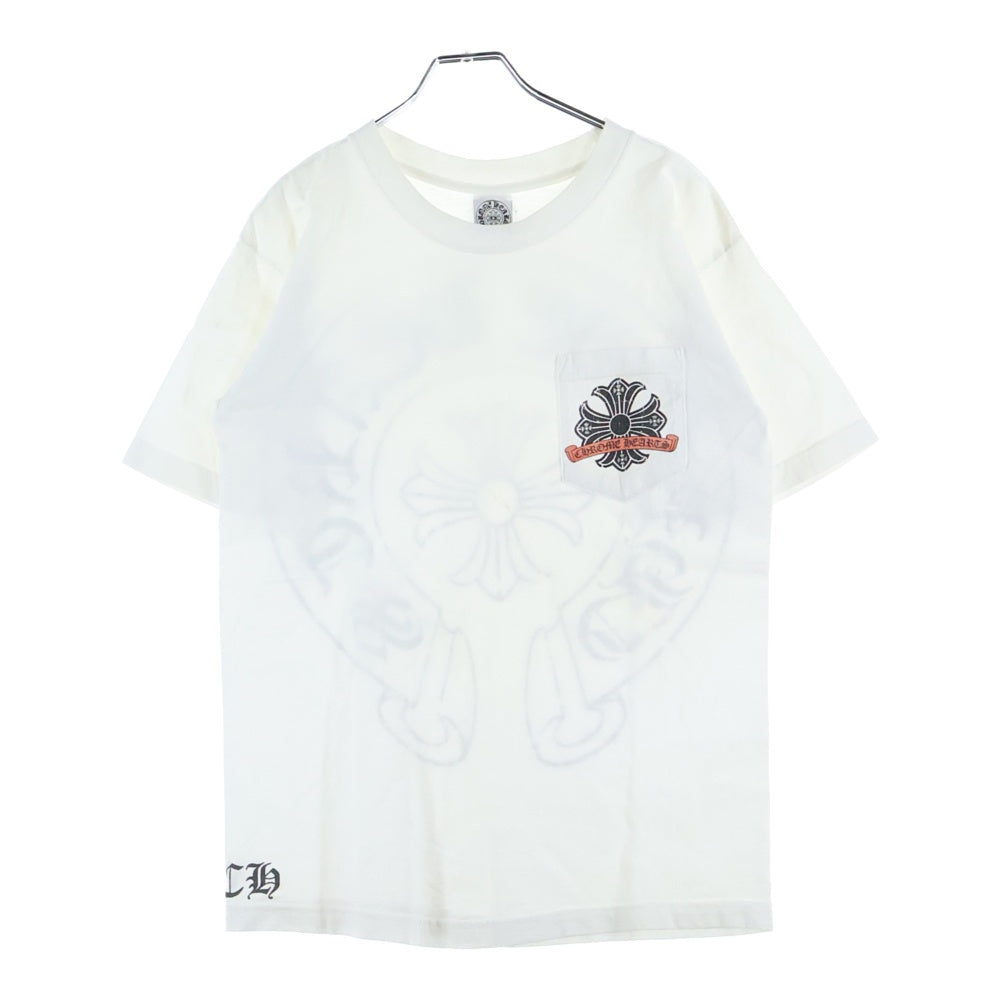 CHROME HEARTS(クロムハーツ) OLD CH PLS ホースシュー 半袖Tシャツ カットソー ホワイト