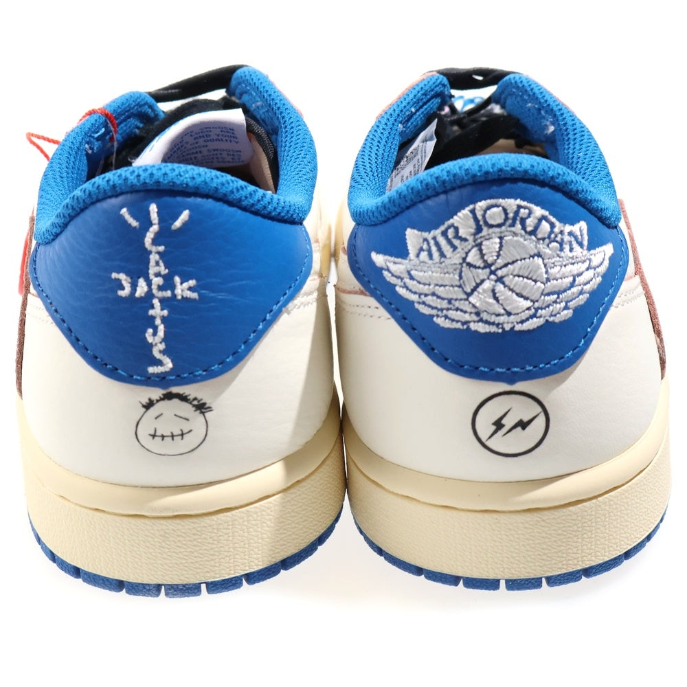 NIKE(ナイキ) ×Travis Scott ×fragment design Air Jordan 1 Low OG DM7866-104 ×トラヴィススコット×フラグメントデザイン エアジョーダン1 OG ローカットスニーカー