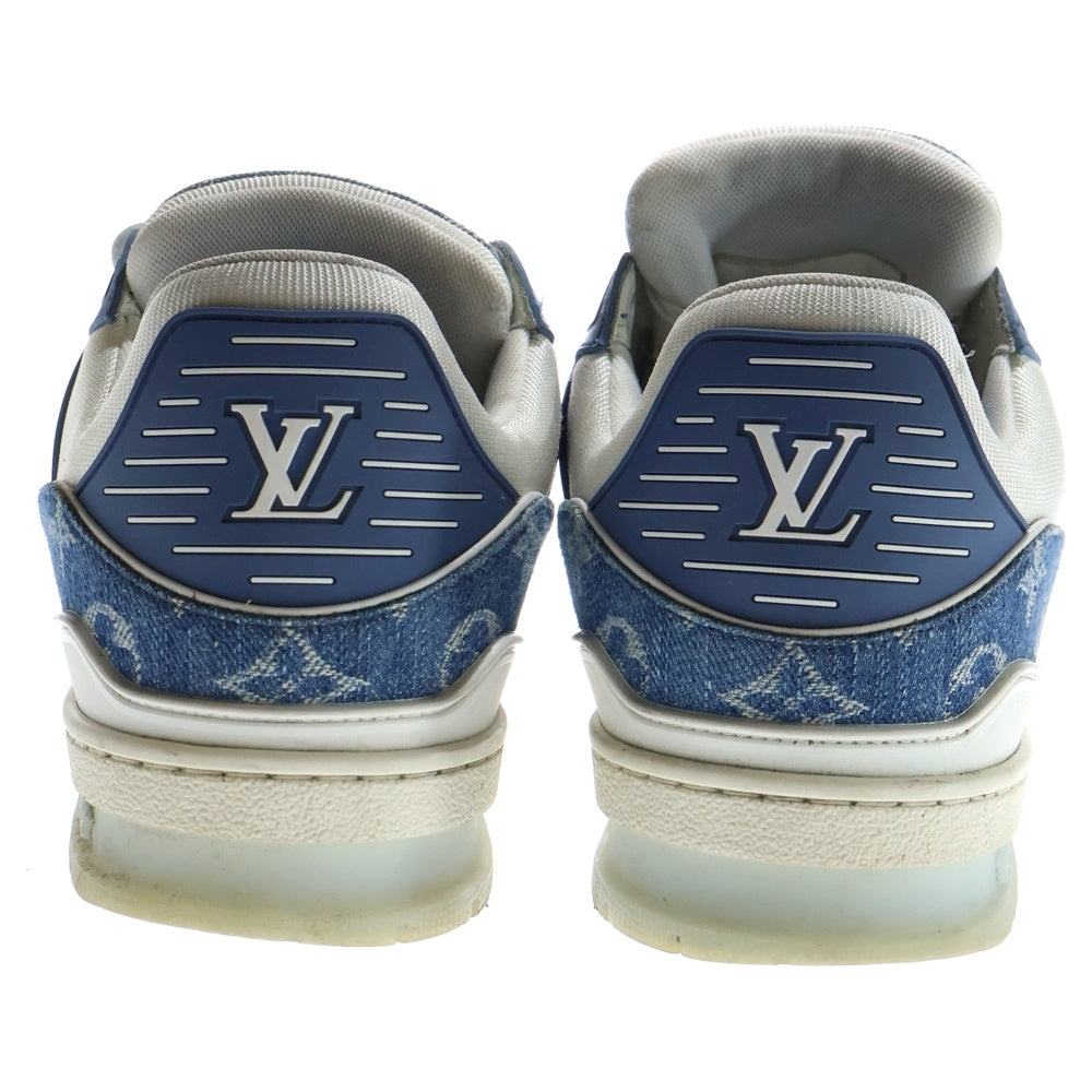 LOUIS VUITTON(ルイヴィトン) LVトレーナー デニムモノグラム マリーヌ ローカットスニーカー インディゴ 1ADHHV