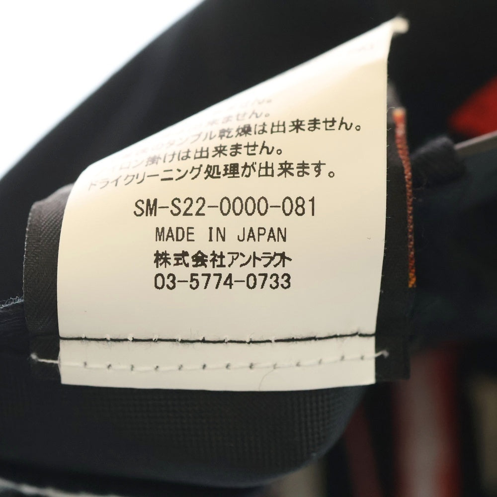 SAINT MICHAEL(セントマイケル) 22SS CAP VLONE ヴィローン ロゴ刺繍 キャップ 帽子 ブラック SM-S22-0000-081