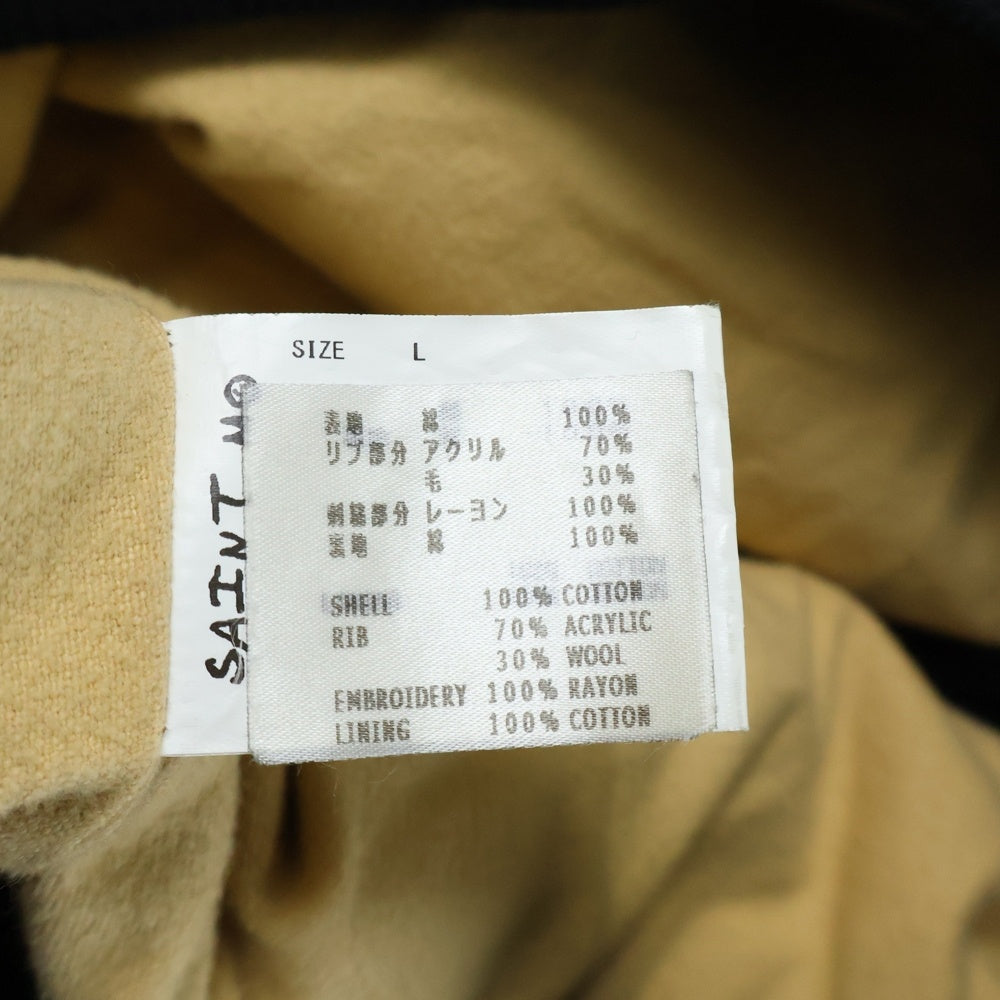 SAINT MICHAEL(セントマイケル) 21AW CORDUROY JACKET コーデュロイジャケット スタジャン ブラック SM-A21-0000-041