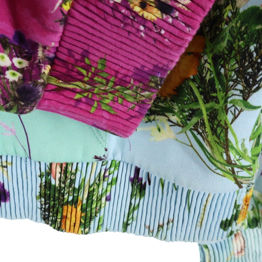 LOUIS VUITTON(ルイヴィトン) 20SS フラワープリント スウェット プルオーバーパーカー フーディー マルチカラー RM201 RLE HIY94W