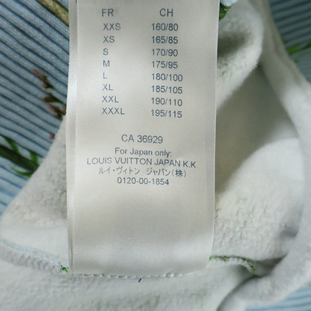 LOUIS VUITTON(ルイヴィトン) 20SS フラワープリント スウェット プルオーバーパーカー フーディー マルチカラー RM201 RLE HIY94W