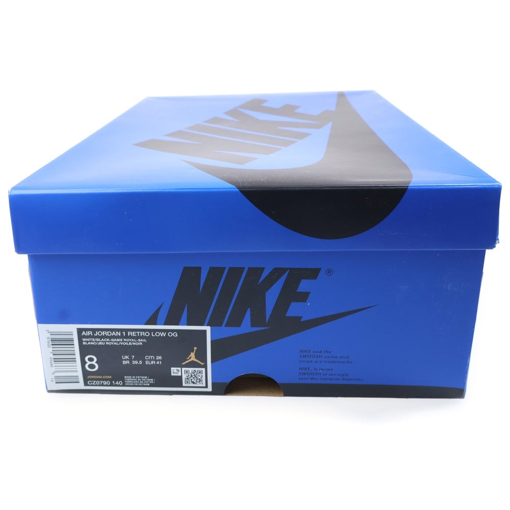 NIKE(ナイキ) AIR JORDAN 1 LOW GAME ROYAL エアジョーダン 1 ゲームロイヤル ローカットスニーカー ホワイト/ブルー US11/29cm CZ0790-140
