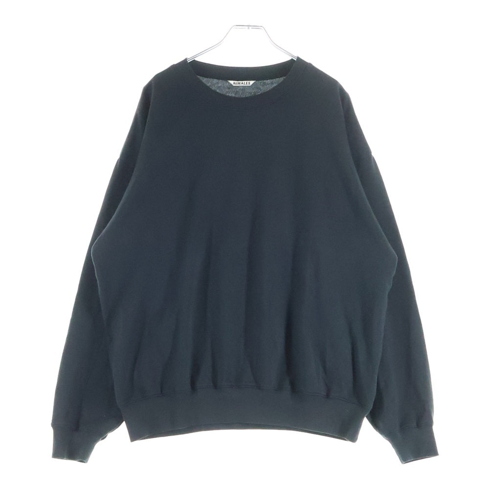 AURALEE(オーラリー) SUPER HIGH GAUGE SWEAT A25AP02CU クルーネック スウェットトレーナー ブラック