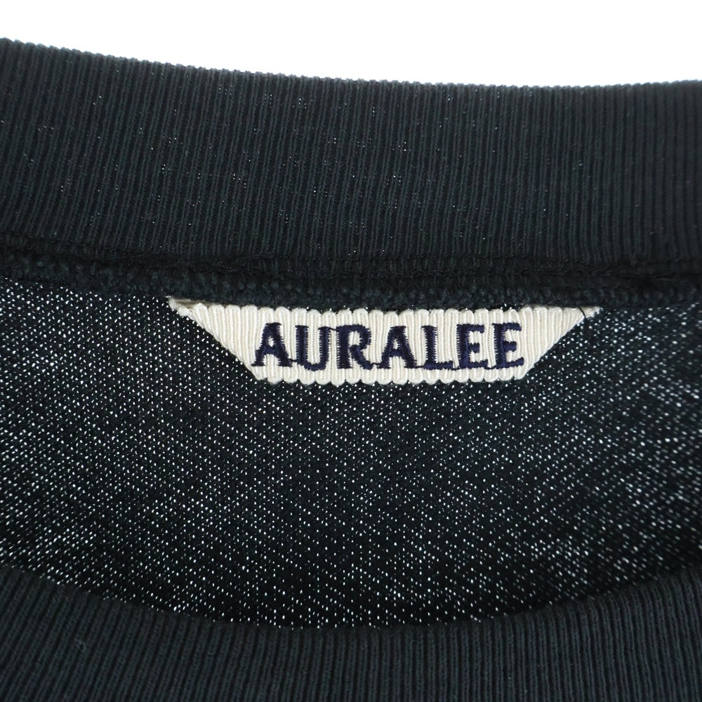 AURALEE(オーラリー) SUPER HIGH GAUGE SWEAT A25AP02CU クルーネック スウェットトレーナー ブラック