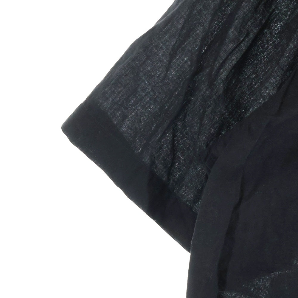 COMOLI(コモリ) 25SS KHADIコットン 半袖オープンカラーシャツ B01-02012