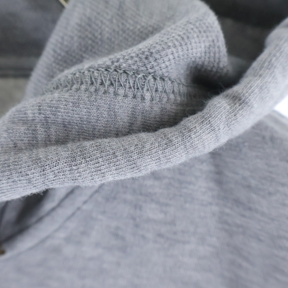 BRUNELLO CUCINELLI(ブルネロクチネリ) ジップアップパーカー ダブルジップ ドローストリングフード コットン グレー