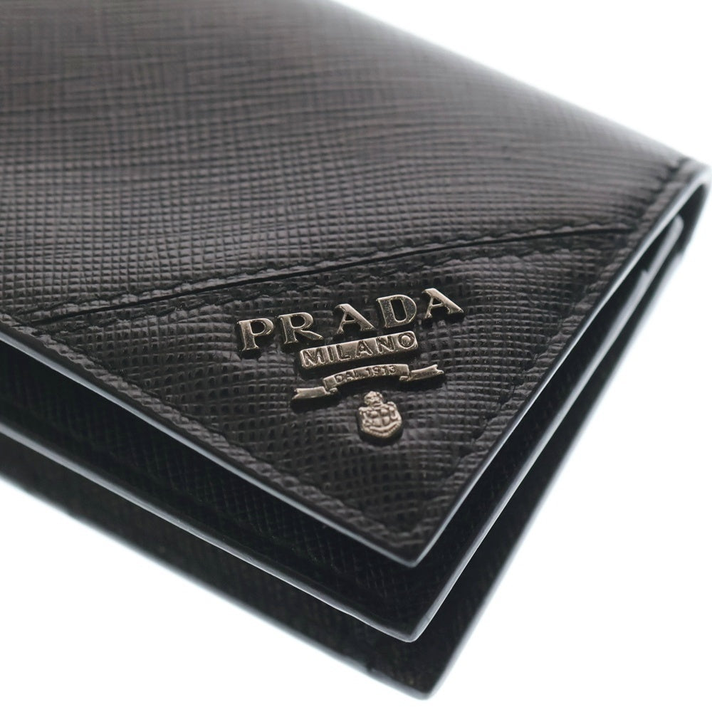PRADA(プラダ) カードケース 名刺入れ サフィアーノ ブラック 2MC122 レディース