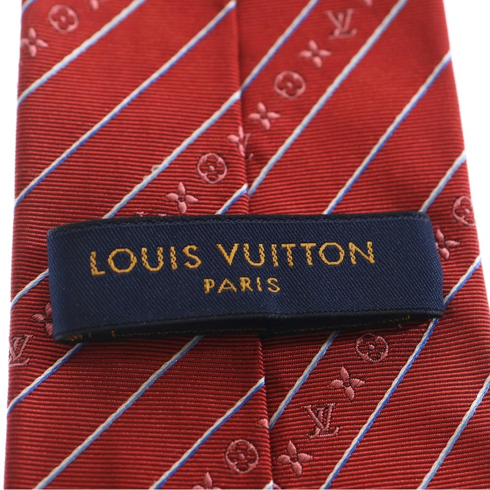 LOUIS VUITTON(ルイヴィトン) モノグラム シルク ネクタイ レッド MR1221