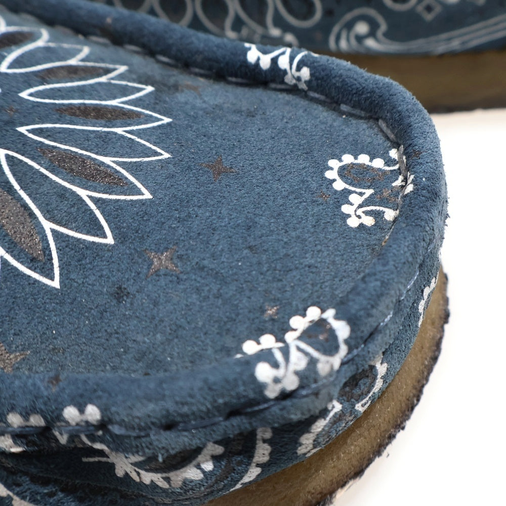 SUPREME(シュプリーム) 19SS × Clarks Bandana Wallabee クラークス バンダナ ワラビー ローカットスニーカー ネイビー