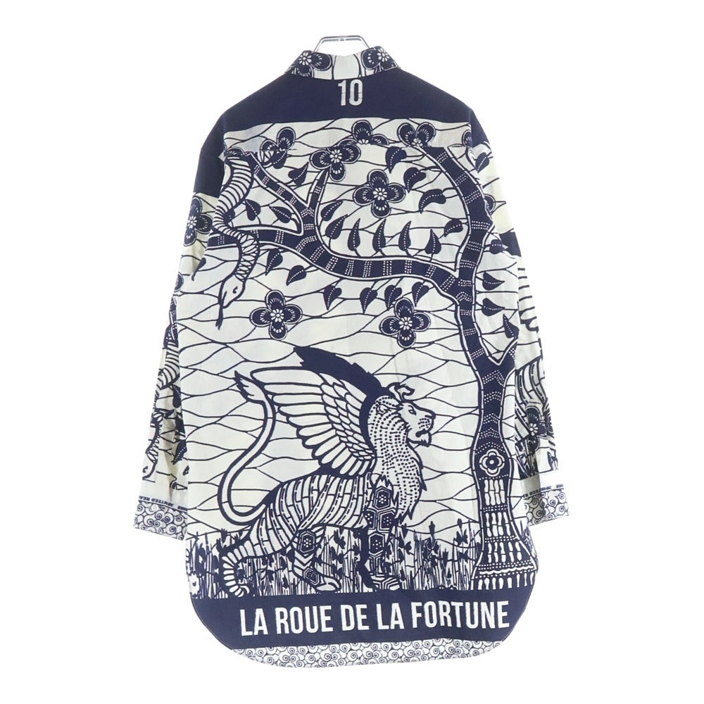 Christian Dior(クリスチャンディオール) 2020リゾート タロット トワル ドゥ ジュイ 長袖シャツ ブラウス ホワイト レディース 011B48A3874