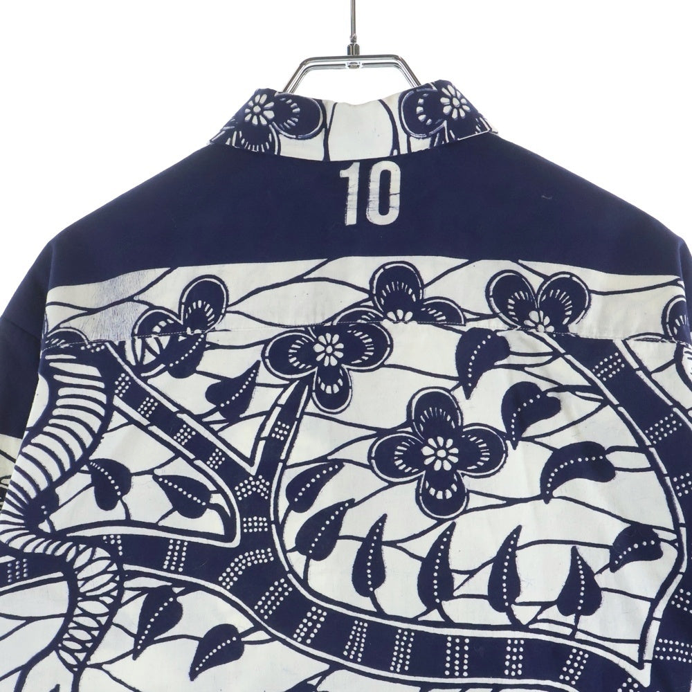 Christian Dior(クリスチャンディオール) 2020リゾート タロット トワル ドゥ ジュイ 長袖シャツ ブラウス ホワイト レディース 011B48A3874