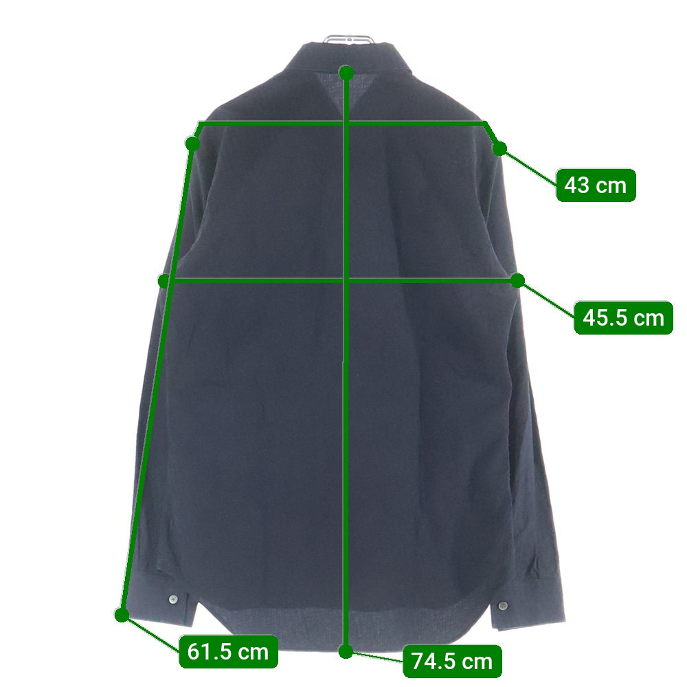 DIOR(ディオール) オブリーク総柄 コットン 長袖シャツ ブラック 013C502A4743 レディース