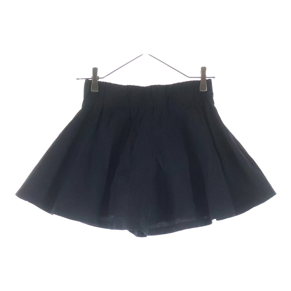 A BATHING APE(アベイシングエイプ) プリーツ ミニスカート ブラック レディース 001SPA302502X