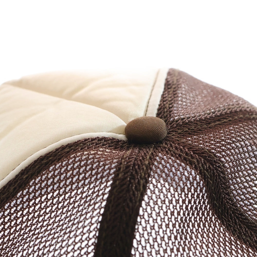 A BATHING APE(アベイシングエイプ) メッシュキャップ ブラウン/ホワイト