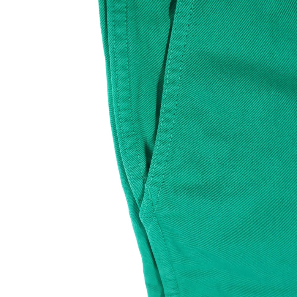 A BATHING APE(アベイシングエイプ) コットン フロントプリント ハーフパンツ ショーツ グリーン 001SP0301005X