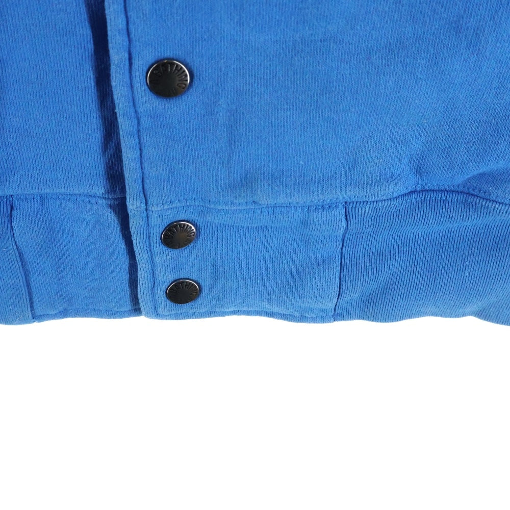 A BATHING APE(アベイシングエイプ) 刺繍ロゴ ボンバージャケット ブルー 001SWA301004X