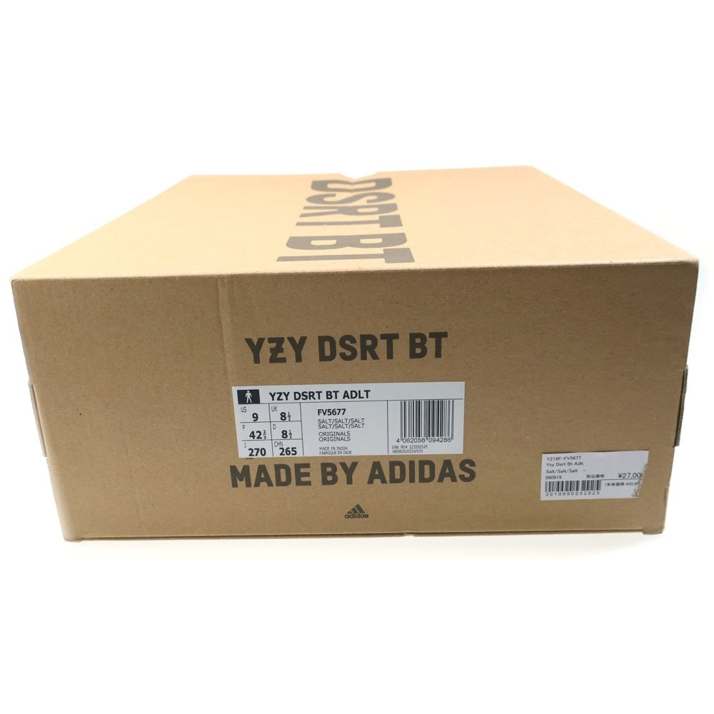 adidas(アディダス) YEEZY DESERT BOOT SALT FV5677 イージー デザートブーツ ソルト ハイカットスニーカー ホワイト US9/27cm