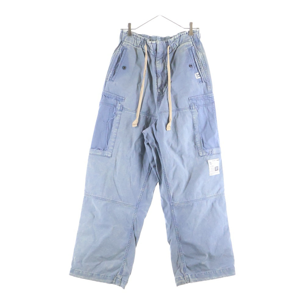 MAISON MIHARAYASUHIRO(メゾンミハラヤスヒロ) Cotton Satin Cargo Pants コットン サテン カーゴパンツ ライトブルー J13PT171