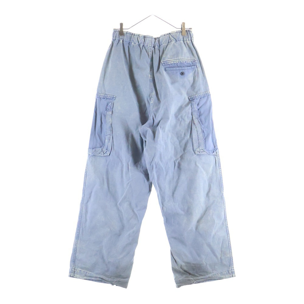 MAISON MIHARAYASUHIRO(メゾンミハラヤスヒロ) Cotton Satin Cargo Pants コットン サテン カーゴパンツ ライトブルー J13PT171
