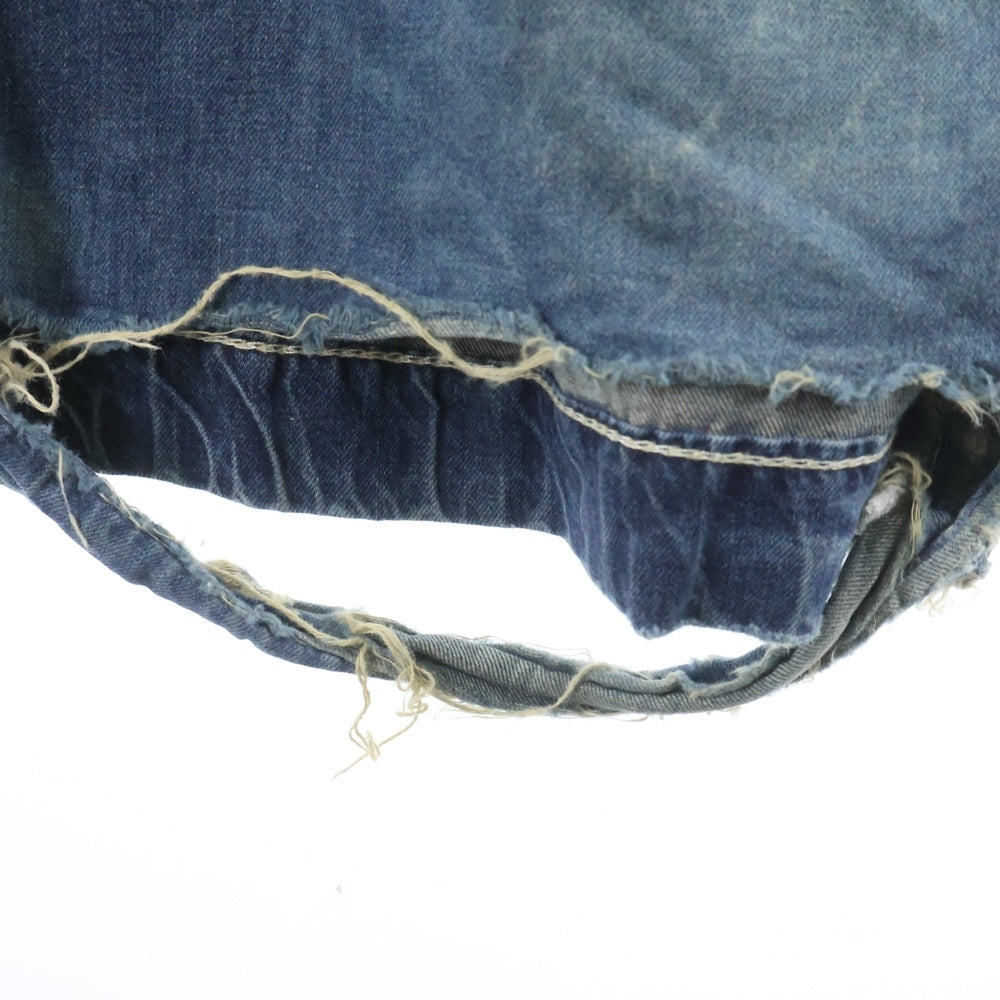 MAISON MIHARAYASUHIRO(メゾンミハラヤスヒロ) 24AW Painted Baker Jeans ペイント ベイカー デニム インディゴ A13PT025